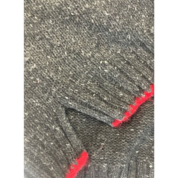 Woolrich Gray Cardinal VA Bird Embroidered Ramie Wool Women's Size Small R1 - Picture 7 of 9